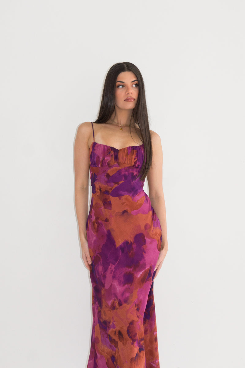 Loren Floral Midi Dress