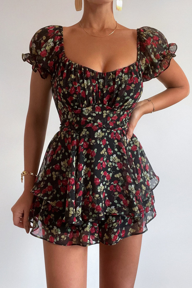 Florence Floral Playsuit