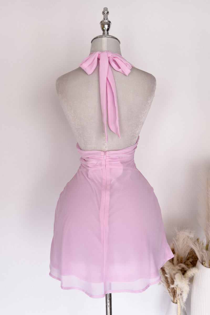 Junia Mini Dress - Pink