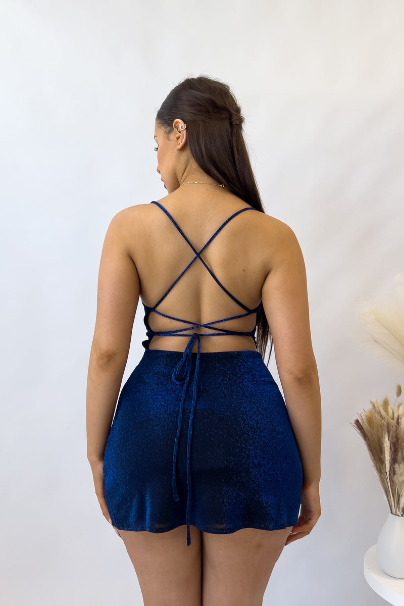 Jobelle Mini Dress - Navy