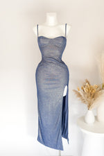 Caleah Midi Dress - Blue