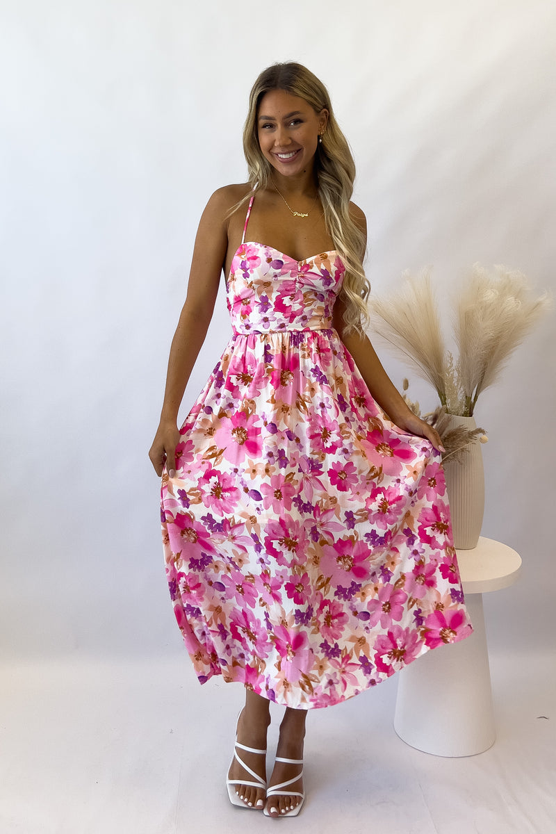 Vanessa Floral Midi Dress
