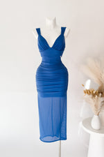 Kalia Midi Dress - Blue