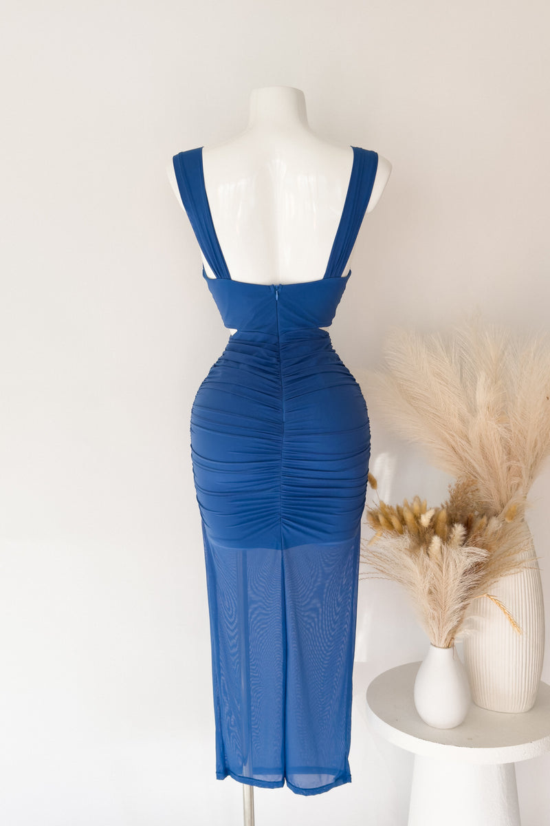 Kalia Midi Dress - Blue