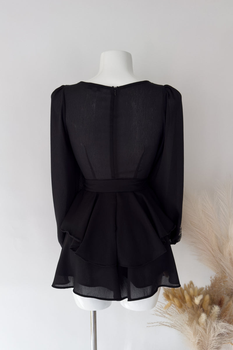 Abigail Playsuit - Black