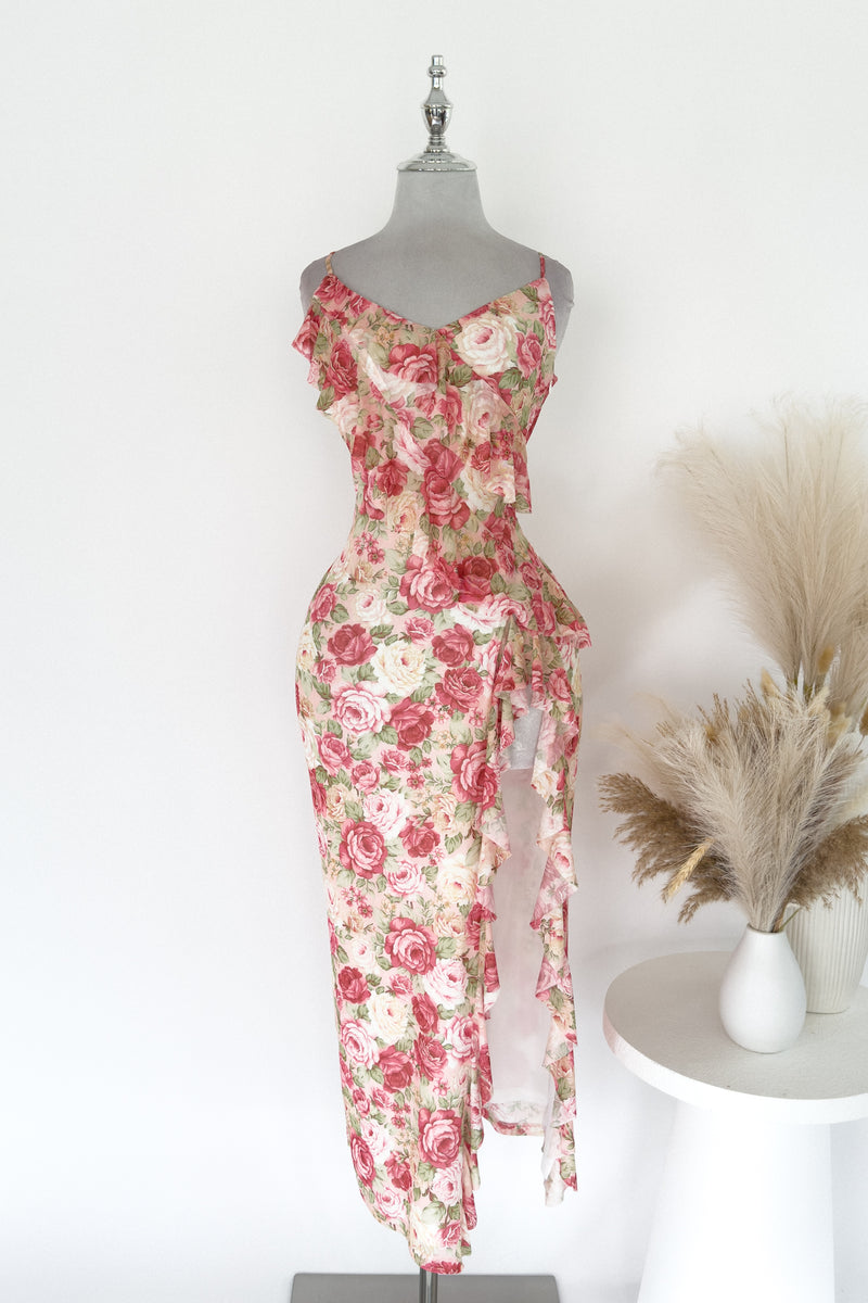 Angelina Floral Midi Dress