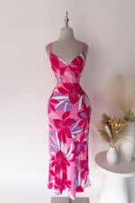 Lauren Floral Maxi Dress - Pink