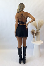 Estrella Mini Dress - Black