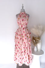 Anna Floral Maxi Dress - Pink