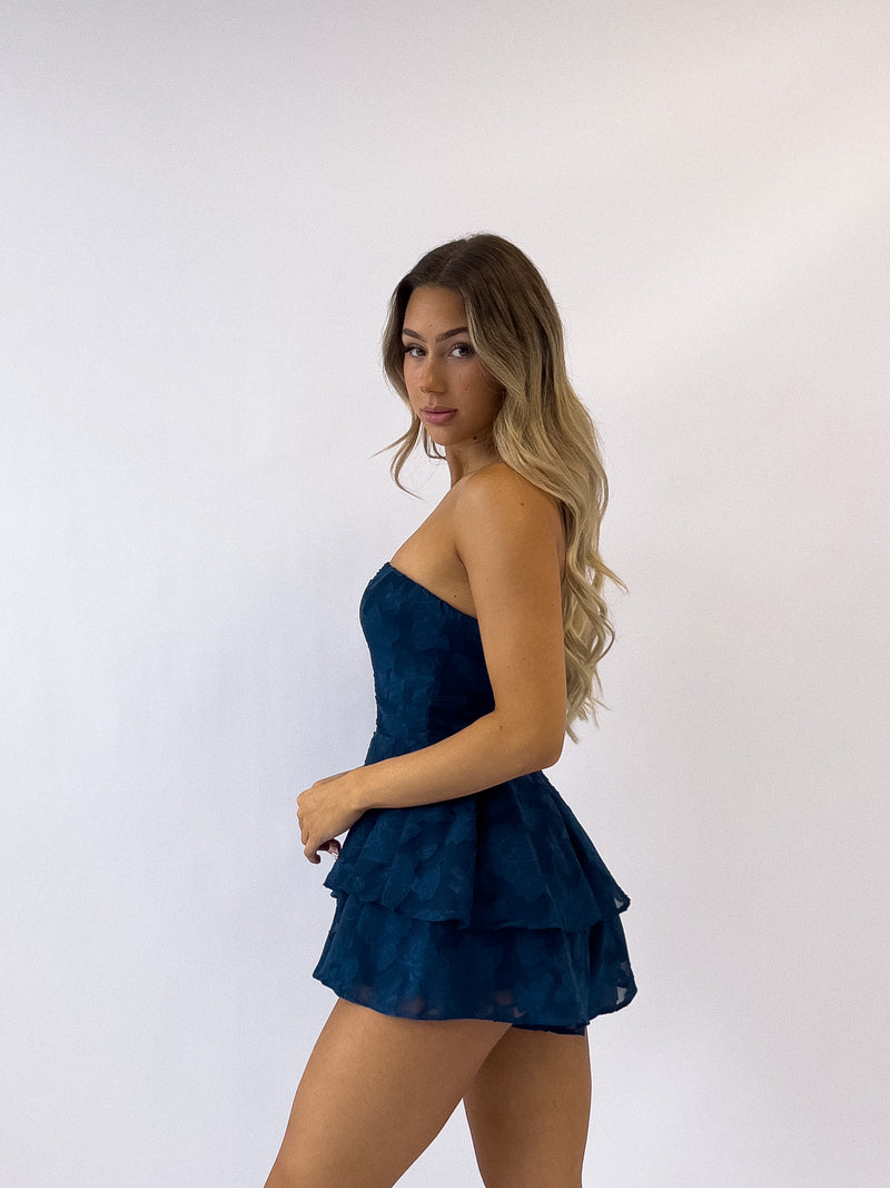 Orchid Playsuit - Navy