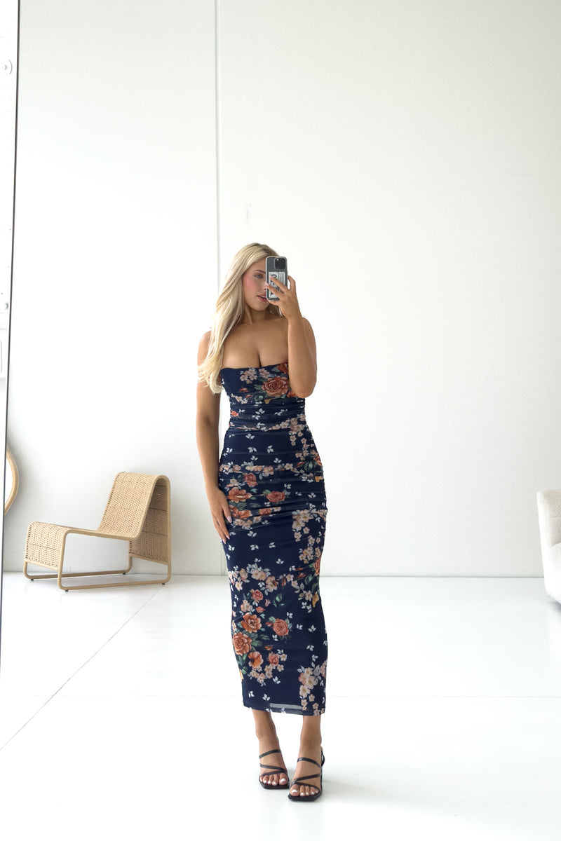 Amanda Floral Midi Dress