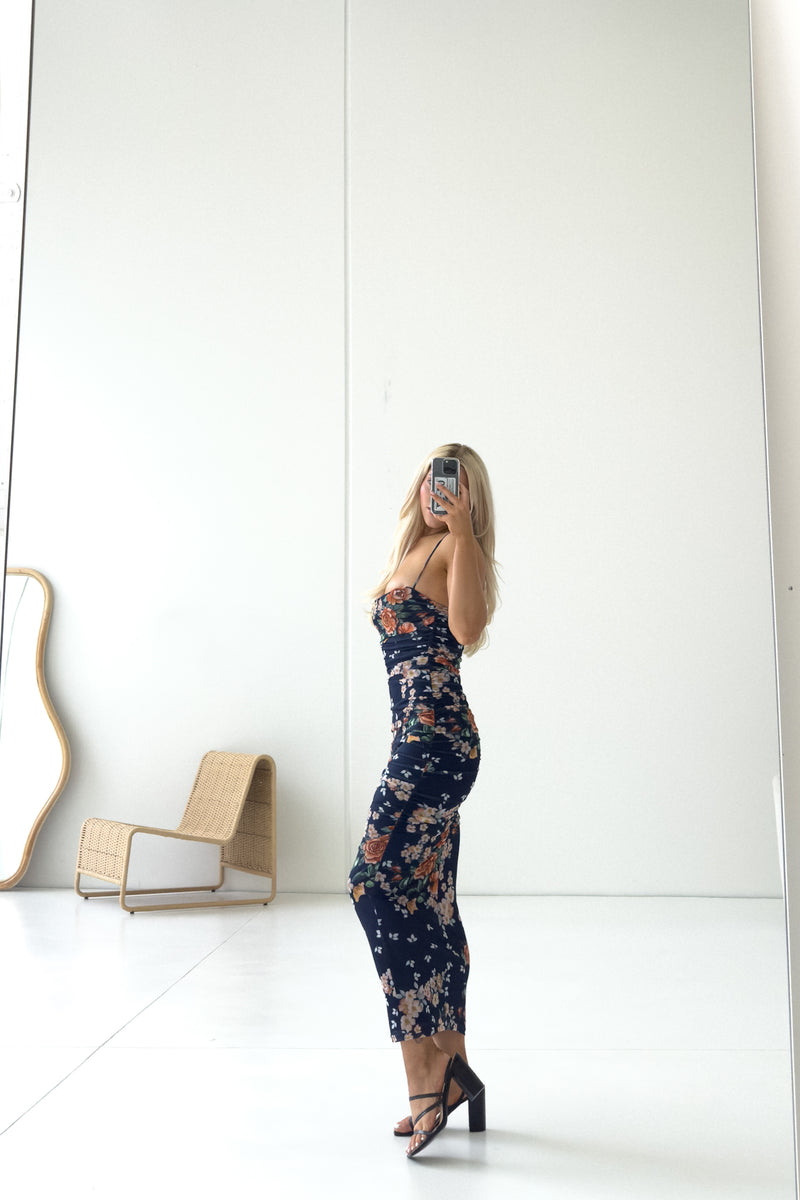 Amanda Floral Midi Dress