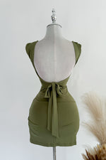 Freya Mini Dress - Khaki