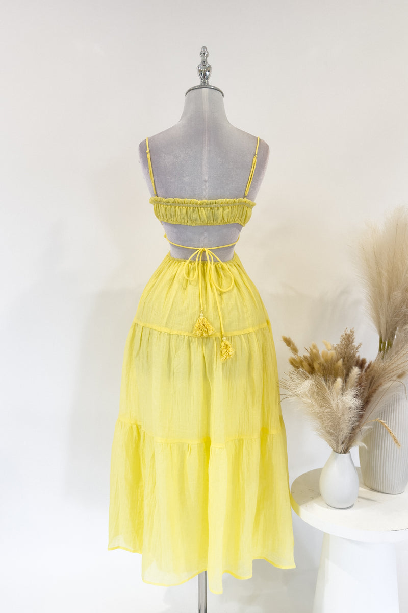 Yellow Maxi Dress - SAMPLE SALE