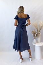 Ellison Midi Dress - Midnight Blue