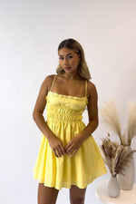 Iris Mini Dress - Yellow