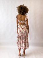 Courtney Floral Midi Dress - Cream