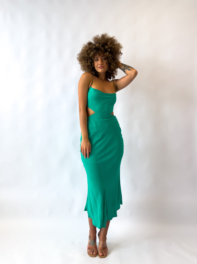 Zoe Maxi Dress - Green