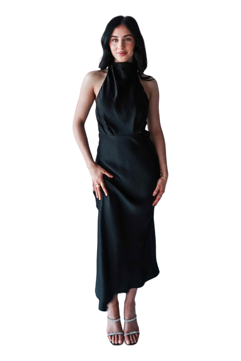 Nortia Maxi Dress - Black