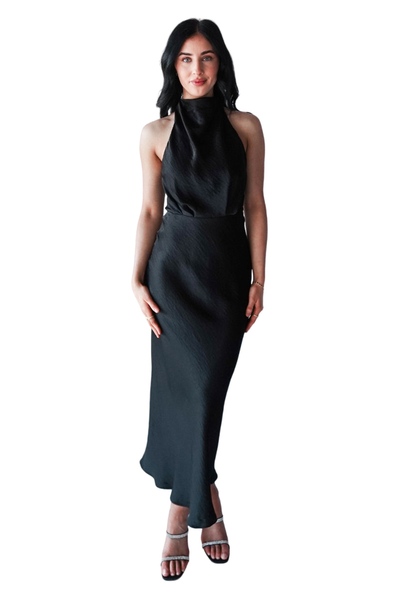 Nortia Maxi Dress - Black