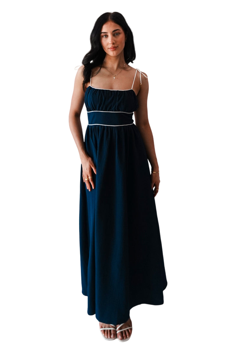 Ellisha Maxi Dress - Navy