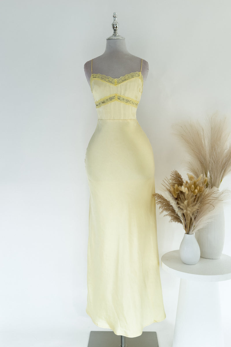 Felicity Maxi Dress - Lemon