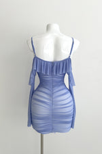 Elizabeth Mini Dress - Cornflower Blue