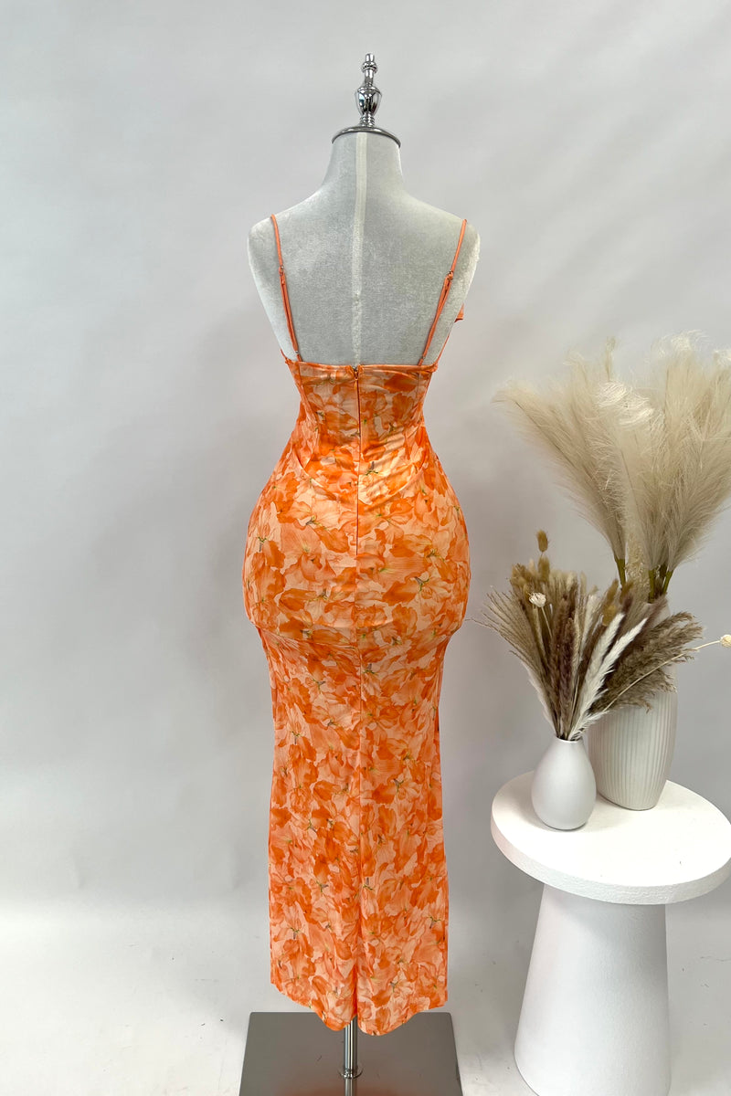 Phoebe Maxi Dress - Orange