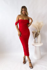 Regan Maxi Dress - Red