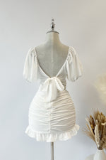 Yianni Mini Dress - White