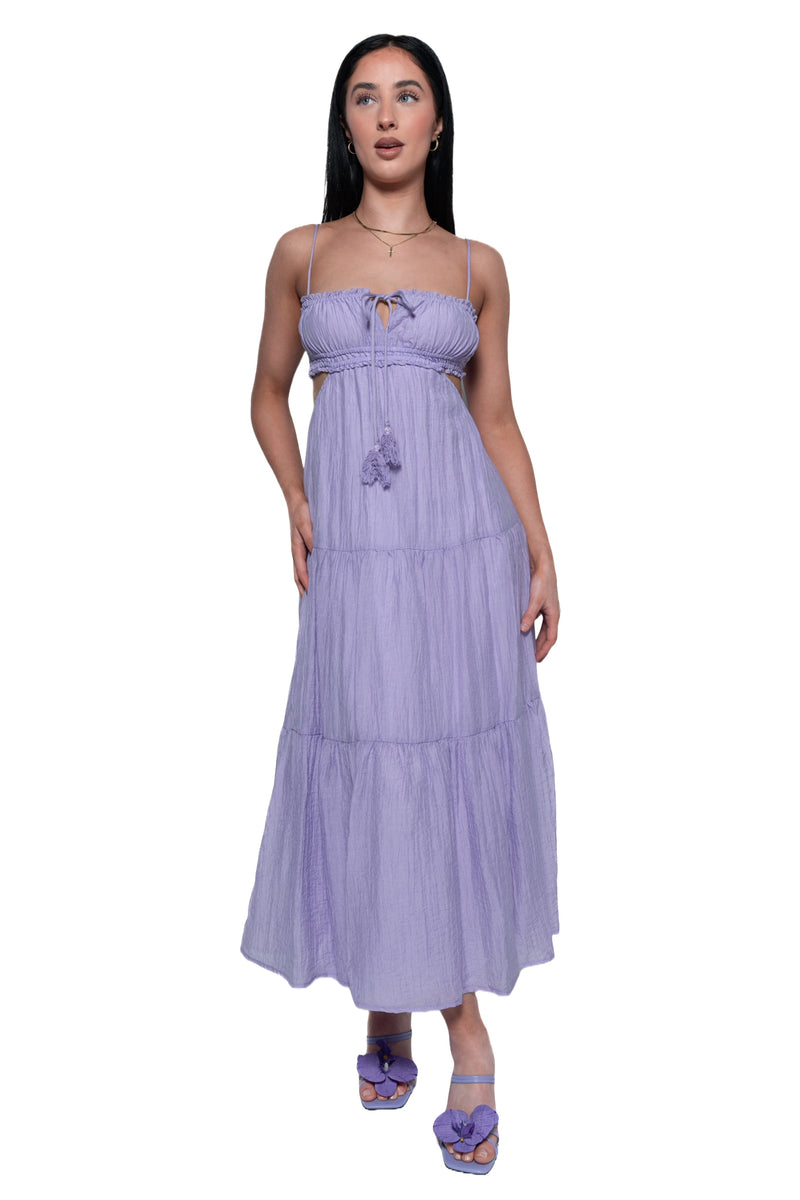 Rochelle Midi Dress - Lilac