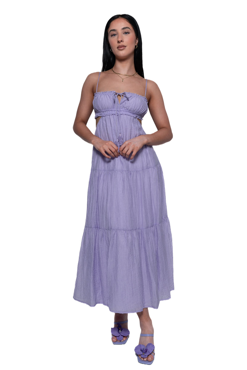 Rochelle Midi Dress - Lilac