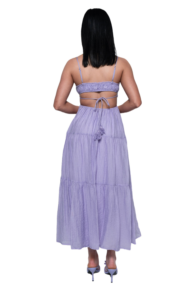 Rochelle Midi Dress - Lilac