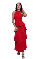 Chiara Maxi Dress - Red