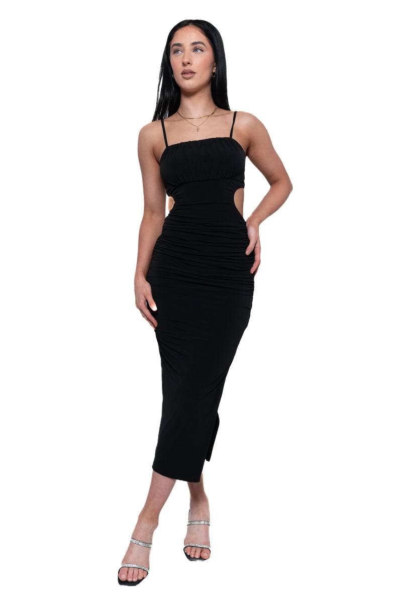 Kordyn Midi Dress - Black