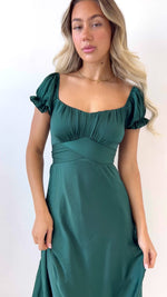 Ellison Midi Dress - Green