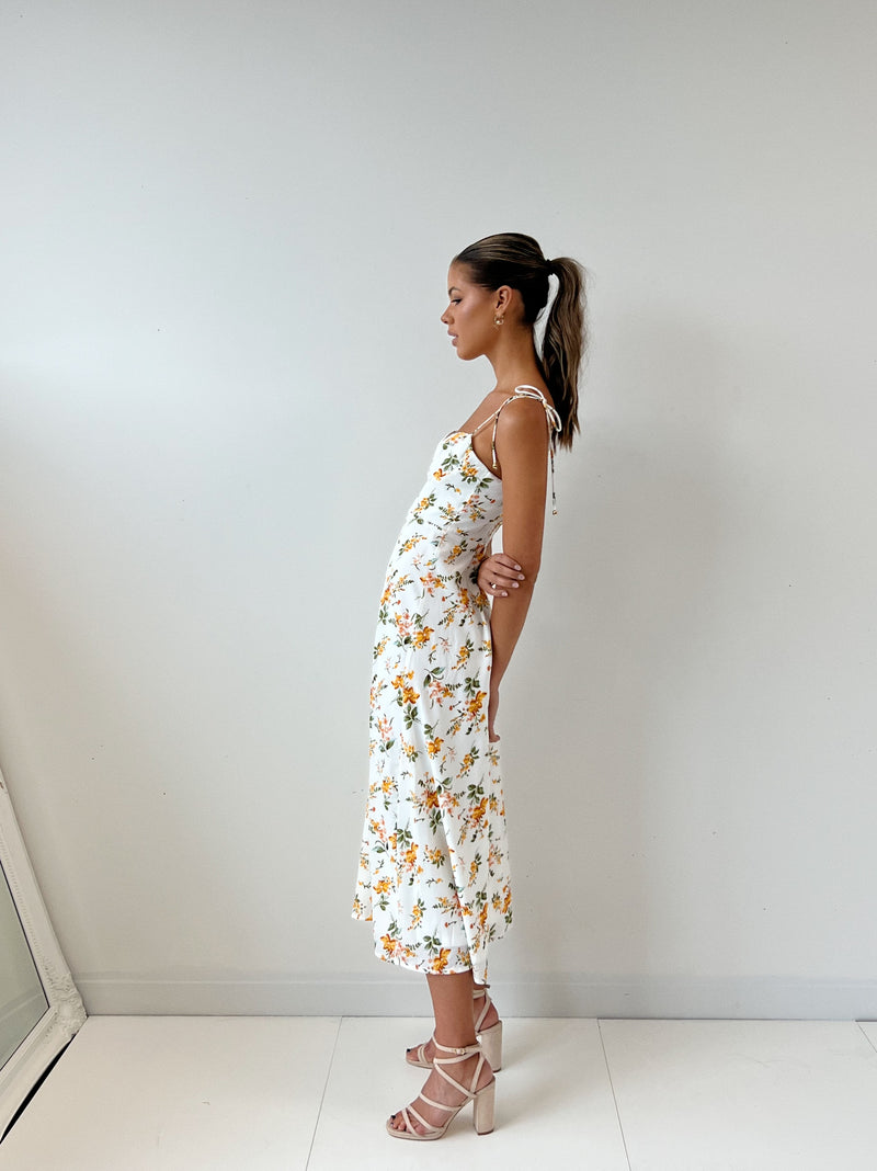 Amiah Floral Midi Dress