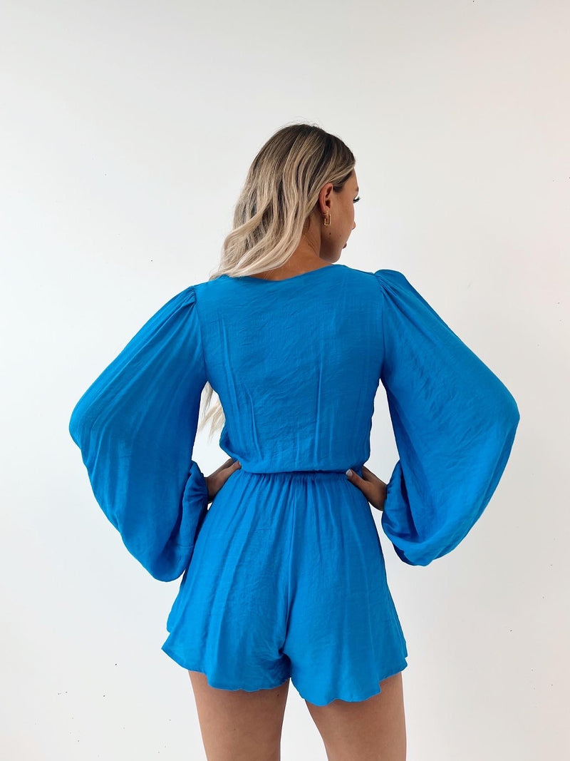 Cedar Playsuit - Blue
