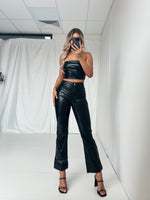 Loreta Leather Top