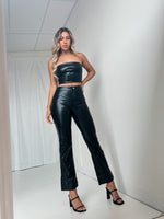 Loreta Leather Top