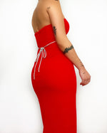 Reign Midi Dress - Red