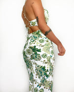 Freya Floral Midi Dress - Green (PRE-ORDER)