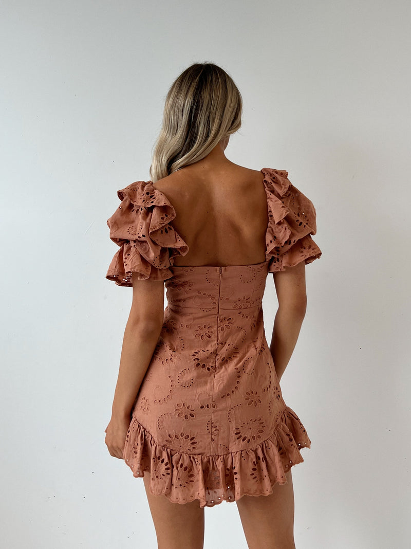 Daley Mini Dress - Latte