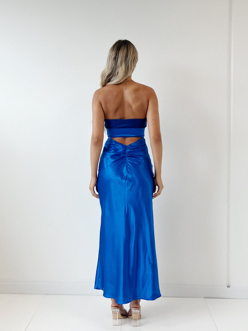 Lucas Maxi Dress - Blue