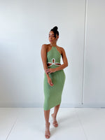 Allura Midi Dress - Green