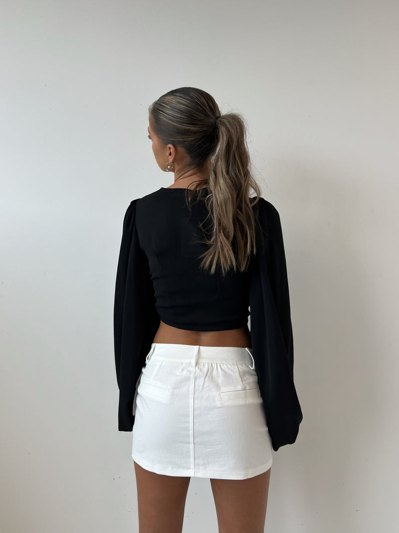 Almada Mini Skirt - White