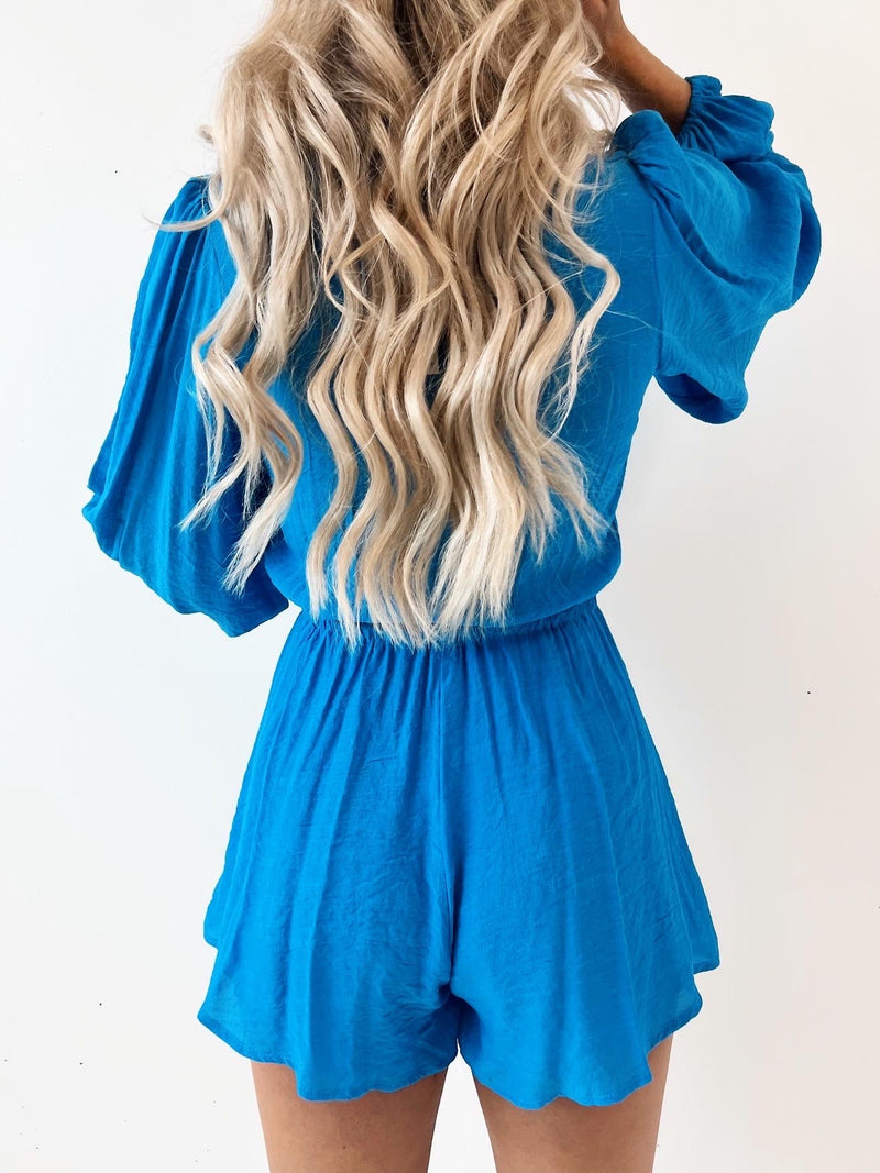 Cedar Playsuit - Blue