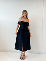 Emma Midi Dress- Black