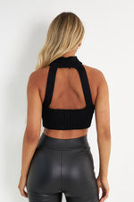 Mars Knit Top - Black