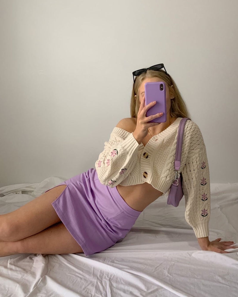 Thalita Mini Skirt - Lilac